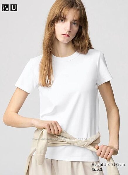 Uniqlo базова футболка з круглим вирізом