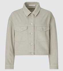 Джинсова укорочена куртка Uniqlo