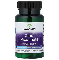 Swanson, піколінат цинку, 22 мг, 60 капсул