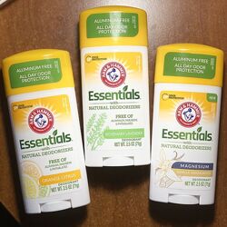 Arm & Hammer, Essentials, натуральний дезодорант, 71 г для чоловіків, жінок