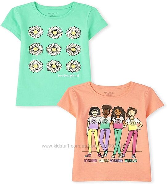 Набор футболок для девочки Children&acutes Place