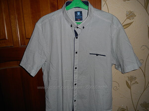 Рубашка тенниска grand men на р.170-176 , б/у 1 раз, хлопок