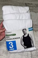 Белая хлопковая майка livergy на подростка, качество отличн. Hовая