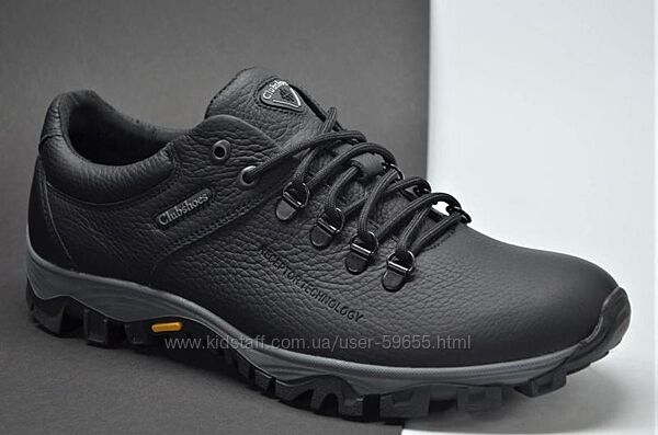 Кожаные мужские деми полуботинки кроссовки clubshoes р.44