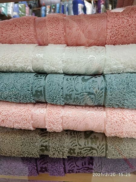 Полотенца хлопковые и бамбуковые