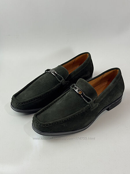 Чоловічі шкіряні лофери туфлі Stacy Adams Neville 44 розмір