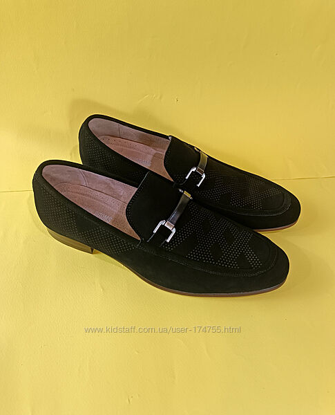 Чоловічі шкіряні туфлі мокасини STACY ADAMS Wydell 46 розмір