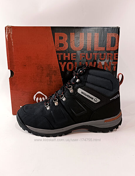 Чоловічі шкіряні водонепроникні черевики Wolverine 44.5 розмір