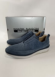 Чоловічі шкіряні туфлі мокасини Skechers Mark Nason 47 розмір