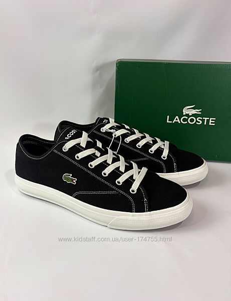 Чоловічі текстильні кросівки кеди Lacoste Backcourt 47 розмір