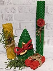 Набір свічок новорічний