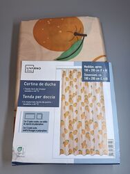 Шторка в душ з принтом, шторка в ванну livarno home