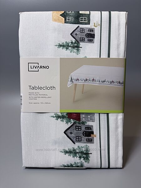 Скатертина з святковим принтом, скатертина 110160