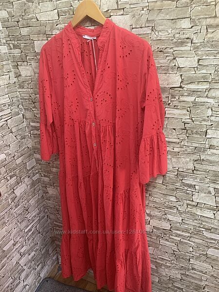 Сукні жіночі батал Італія  прошва  льон 