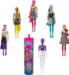 Барби 7 сюрпризов Цветное преображение S6 Barbie Color Reveal Doll