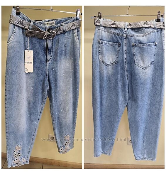 Джинсы Avangarde Турция летние вышивка