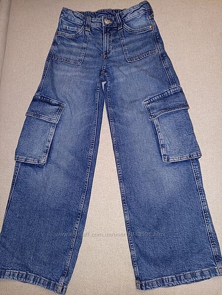  Джинси H&M для дівчинки р.140-146