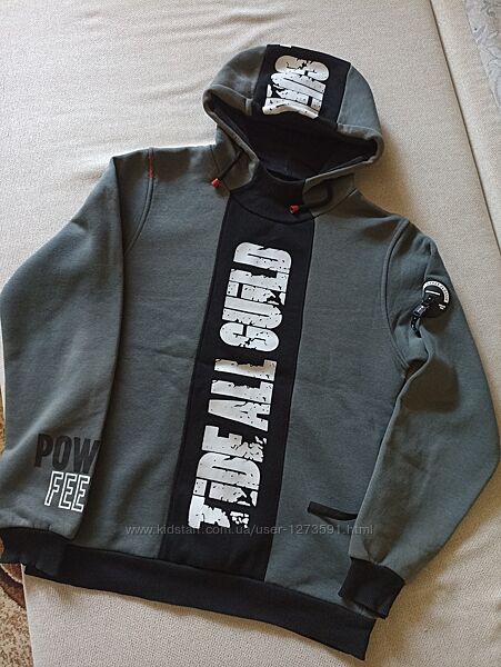 Худі толстовка кофта утеплена для підлітка р.164-170