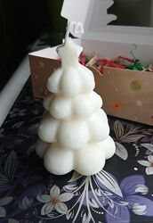 Свічка Ялинка з соєвого воску