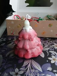 Маленька свічка Ялинка з соєвого воску