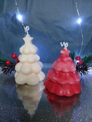 Набір свічок Ялинки з соєвого воску