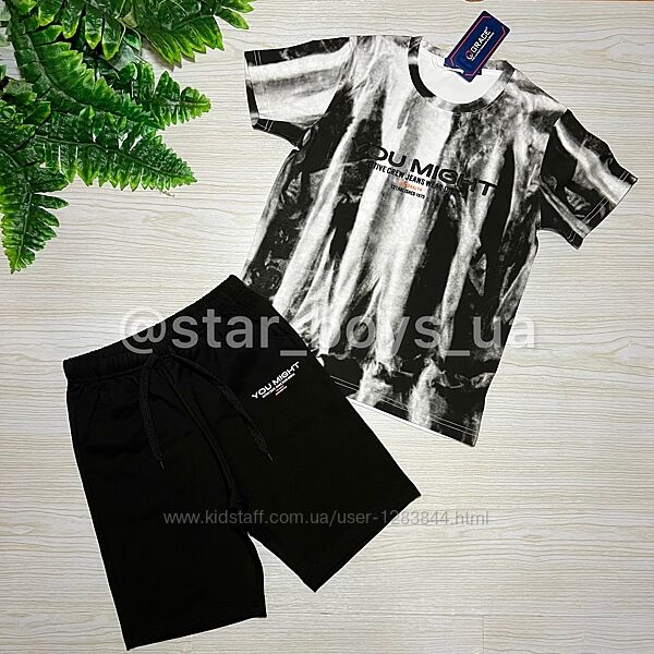 Розпродаж Комплект футболка шорти 140, 164 р костюм для хлопчика 