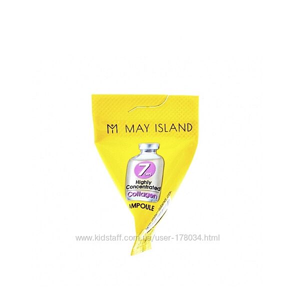 Ампула с коллагеном для упругости кожи may island 7 days highly concentrate