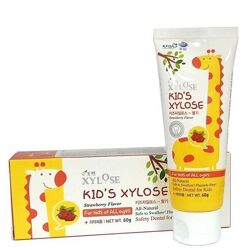 Детская зубная паста с экстрактом клубники hanil xylose strawberry for kids
