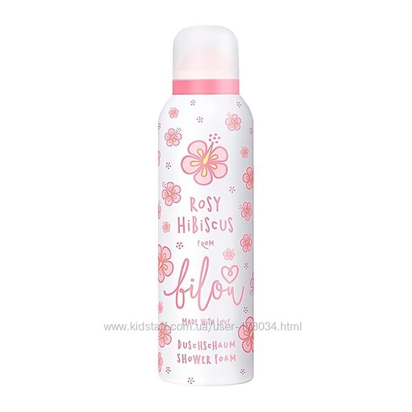 Пена для душа со сладким ароматом гибискуса BILOU Rosy Hibiscus 200мл