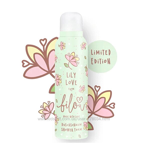 Пенка для душа Цветочная любовь Bilou Lily Love Shower Foam 200 мл