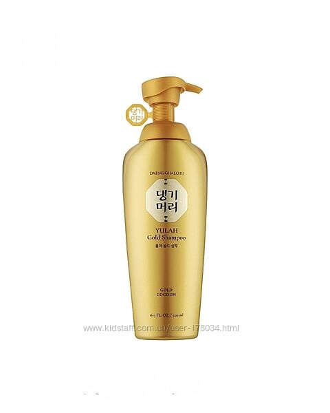 Укрепляющий золотой шампунь Daeng Gi Meo Ri Yulah Gold Shampoo 500 мл