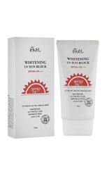 Солнцезащитный крем с эффектом освещения EKEL Whitening UV Sun Block SPF 50