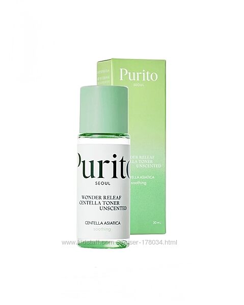 Тонер успокаивающий с центеллой Purito Seoul Wonder Releaf Centella Toner 