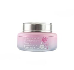 Крем для лица Farmstay Hyaluronic Acid & Cherry Blossom Cream - 55 мл