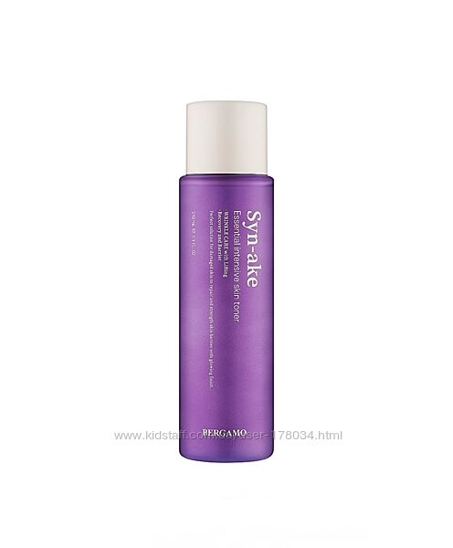 Тонер для лица со змеиным пептидом BERGAMO Syn-ake Essential Intensive Skin