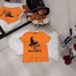 Помаранчева футболка Queen of Halloween