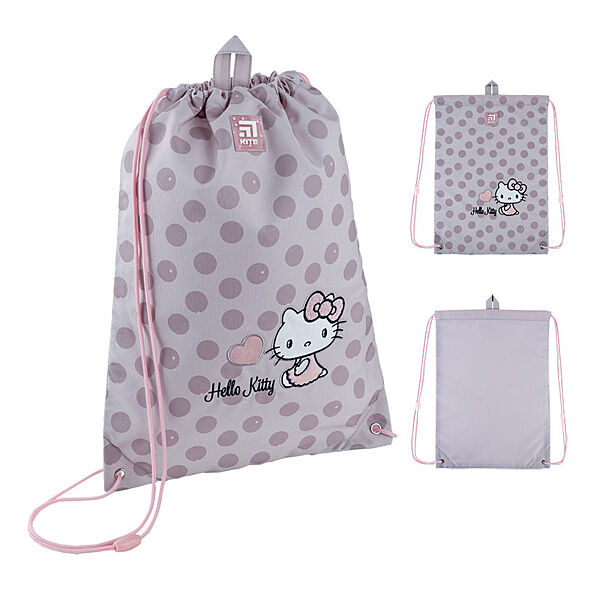 Сумка для взуття Kite Hello Kitty HK24-600M-1  46x33 см  сірий