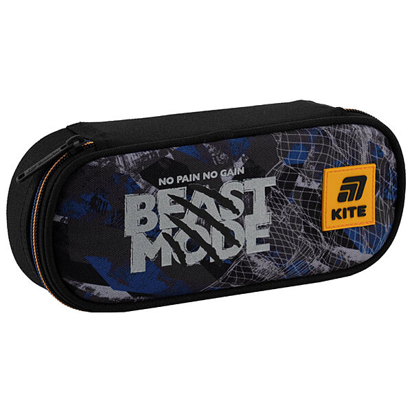 Пенал Kite Beast mode K25-599-8  22x8,5x4,5  чорний