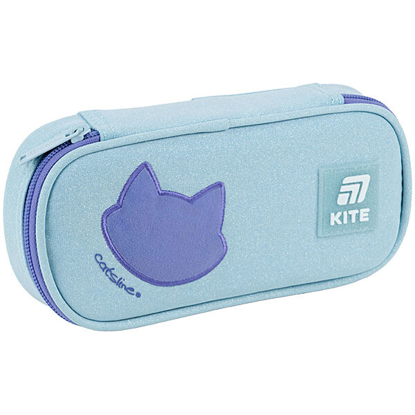 Пенал Kite Catsline K25-662-5  21x8,5x4,5  бірюзовий