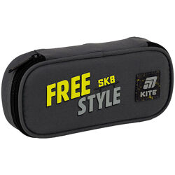 Пенал Kite Free Style K25-662-14  21x8,5x4,5  сірий