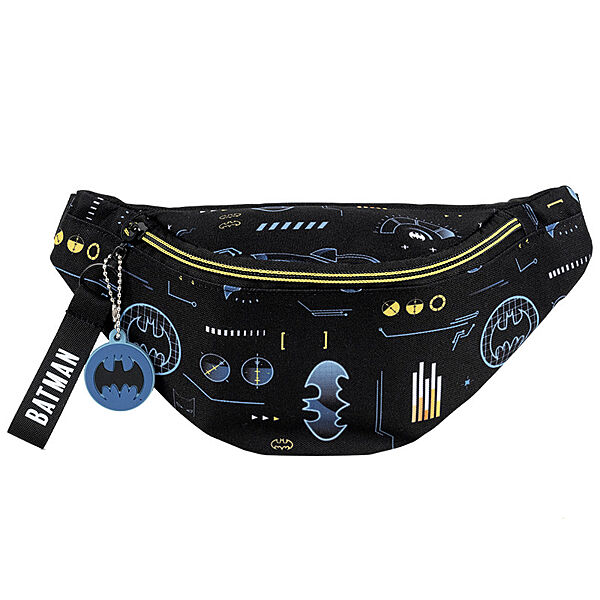 Сумка-бананка дитяча Kite Kids DC Batman DC25-2577 27x15x6,5 чорний