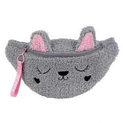 Сумка-бананка дитяча Kite Kids Sweety Cat K25-2577-1  27x15x6,5  сірий