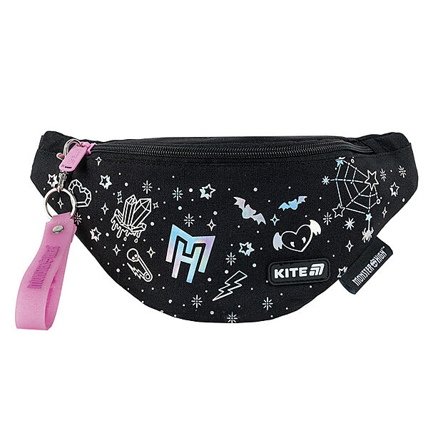 Сумка-бананка дитяча Kite Kids Monster High MH25-2577  27x15x6,5  чорний