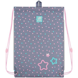 Сумка для взуття Kite Kawaii Stars K25-600M-13  46х33  сірий