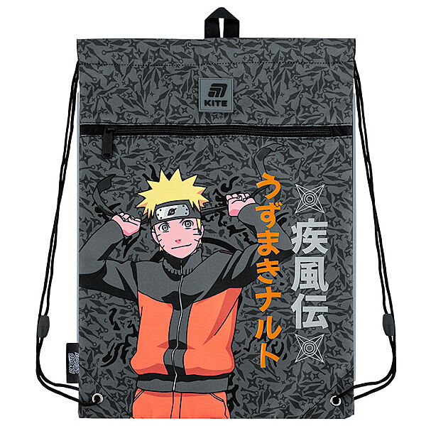 Сумка для взуття Kite Naruto Shippuden NR25-601M-2   46х33   сірий