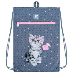 Сумка для взуття Kite Studio Pets SP25-601M-1   46х33   сірий