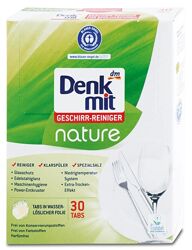 Екологічно нешкідливі пігулки для ПММ Denkmit Geschirr-Reiniger nature, 30ш