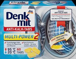 Таблетки від накипу для пральних машин Denkmit Anti-Kalk-Tabs 60 шт.