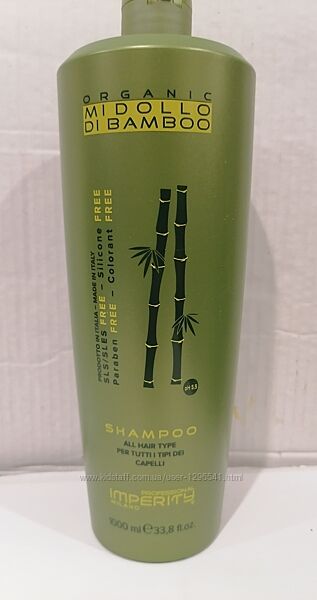 Безсульфатний шампунь для волосся Imperity Midollo Di Bamboo Shampoo, 1000м