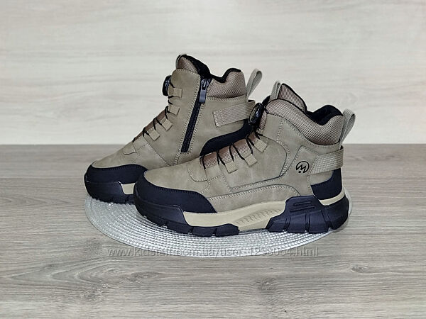 B234. Черевики зимові з автошнурівкою Kimbo-o, рр 32-37